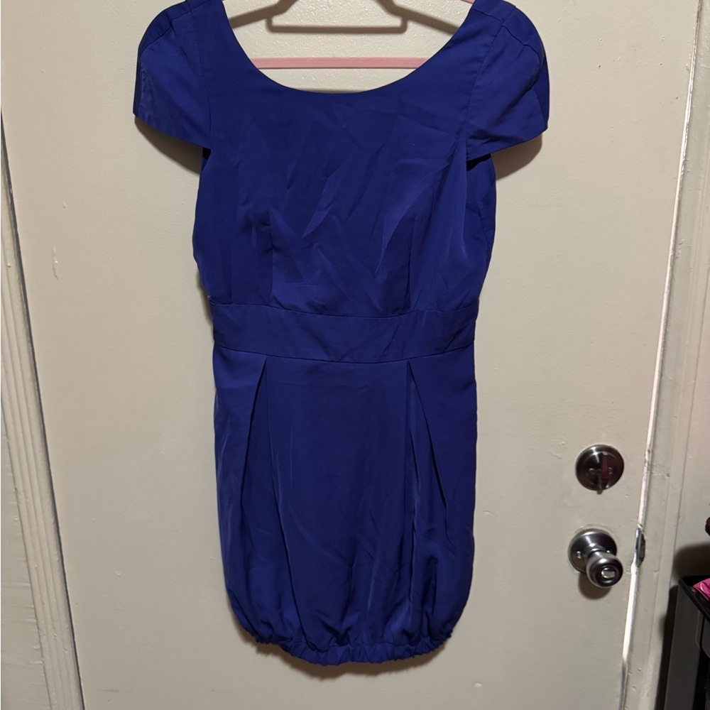 Elegant Blue Women's Dress